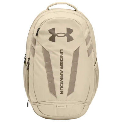 Under Armour Hustle Backpack 5.0 In Khaki Base/timberwolf Taupe/taupe Dusk