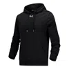 Under Armour Hustle Fleece Hoodie 'black' In Black