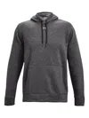 Under Armour Hustle Fleece Hoodie In Gray