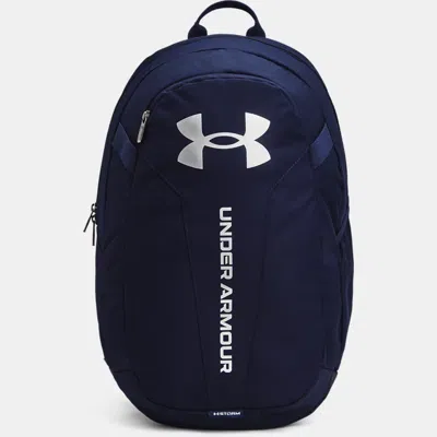 Under Armour Hustle Lite Backpack Midnight Navy In Blue