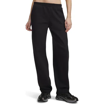 Under Armour Icon Fleece Barrel Pants In Black