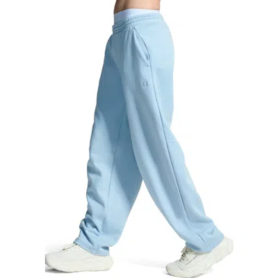 Under Armour Icon Fleece Barrel Pants In Blue