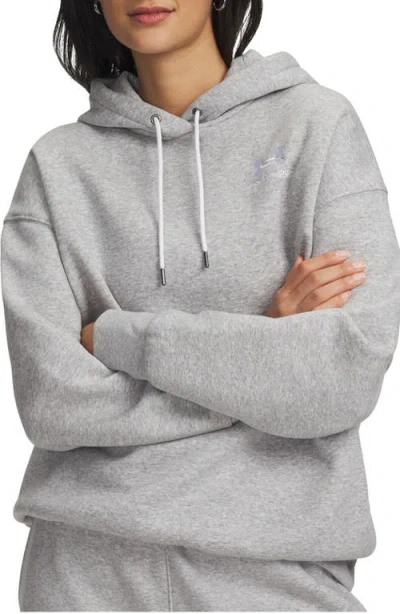 Under Armour Icon Fleece Hoodie In Gray