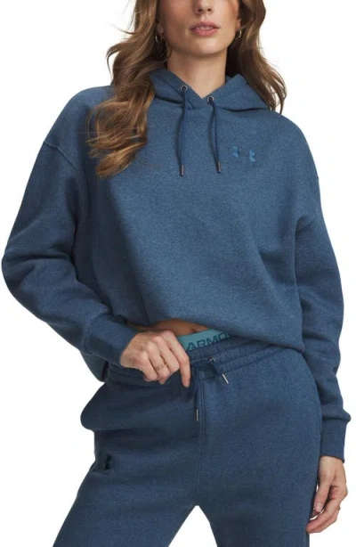 Under Armour Icon Fleece Hoodie In Blue