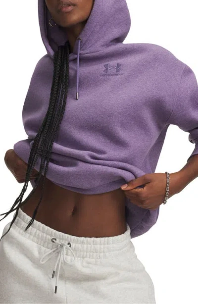 Under Armour Icon Fleece Hoodie In Brown