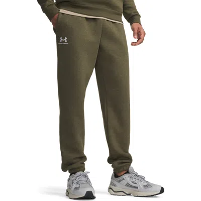 Under Armour Ua Icon Logo-print Drawstring Track Pants In Green