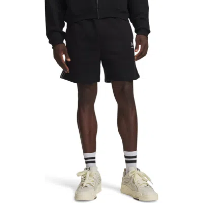 Under Armour Icon Fleece Shorts In Black