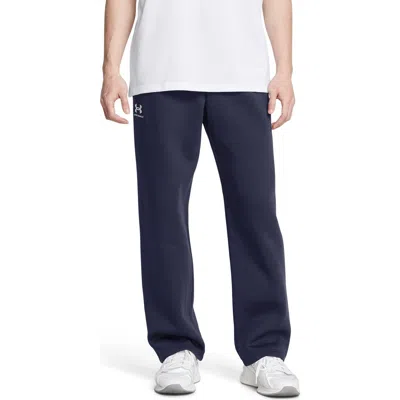 Under Armour Icon Fleece Sweatpants In Blue