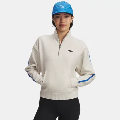 Under Armour Icon Heavyweight Fleece Women's ½ Zip Summit White