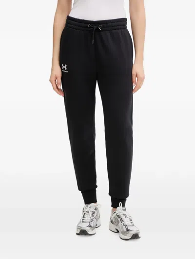 Under Armour Icon Logo-print Drawstring Track Pants In Black