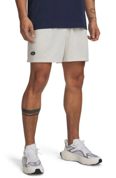 Under Armour Icon Mesh Shorts In White