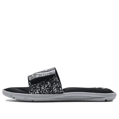 Under Armour Ignite 6 Graphic Strap Slide 'black Mod Grey'