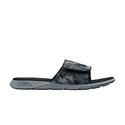 Pre-owned Under Armour Ignite 7 Graphic Strap Slide 'harbor Blue Camo'