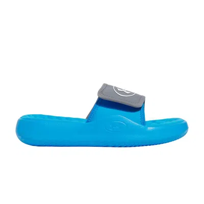 Pre-owned Under Armour Ignite Pro 8 Slide Gs 'electric Blue Titan Grey' | Kid's Size 13