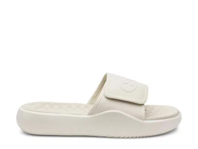 Under Armour Ignite Pro 8 Slide Sandal In White