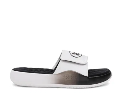 Under Armour Ignite Pro 8 Slide Sandal In White