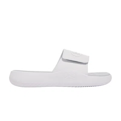 Pre-owned Under Armour Ignite Pro 8 Slide 'white Halo Grey' | Men's Size 10