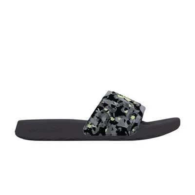 Pre-owned Under Armour Ignite Select Graphic Slide 'anthracite Retro Green Camo' In Grey