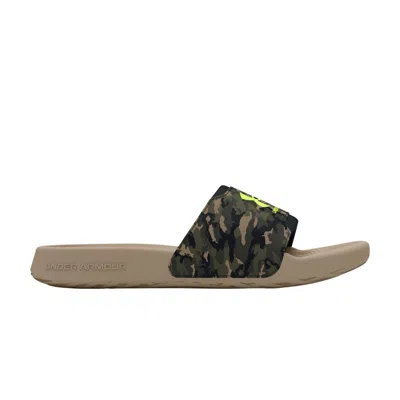 Pre-owned Under Armour Ignite Select Slide 'camo' In Brown