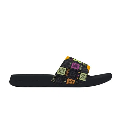 Pre-owned Under Armour Ignite Select Slide 'día De Muertos' | Black | Men's Size 10