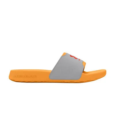 Pre-owned Under Armour Ignite Select Slide Gs 'nova Orange Grey' | Kid's Size 11