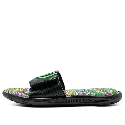 Under Armour Ignite Vi Graphic Strap Slides 'black Green'