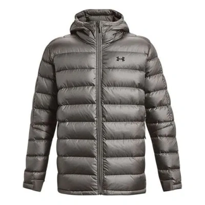 Under Armour Impasse Ops Puffer Jacket 'grey' In Brown