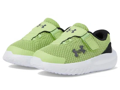 Under Armour Infant Surge 4 Alternate Closure (toddler) Boys Shoes Morph Green/black/castlerock : 6 Big Kid M
