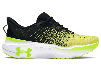 Pre-owned Under Armour Infinite Elite (women's) Sneakers In Black/neon Yellow In Multi