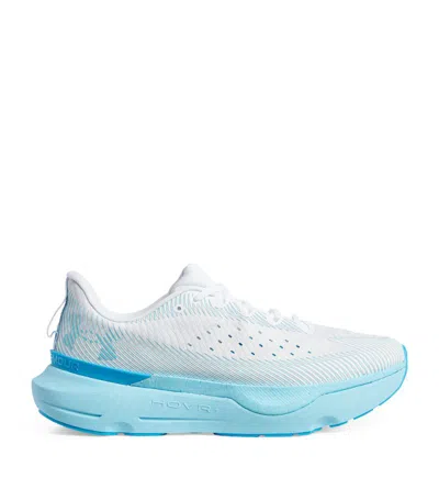 Under Armour Infinite Pro Trainers In White/distant Grey/sky Blue