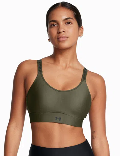 Under Armour Infinity 2.0 Mid Sports Bra In Green