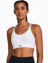 Under Armour Infinity 2.0 Mid Sports Bra In White