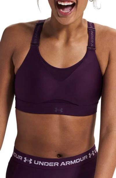 Under Armour Infinity High 2.0 Sports Bra In Purple