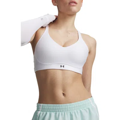 Under Armour Infinity Low 2.0 Sports Bra In White