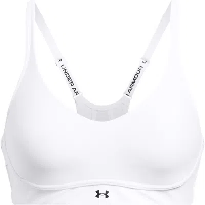 Under Armour Infinity Low 2.0 Sports Bra In White