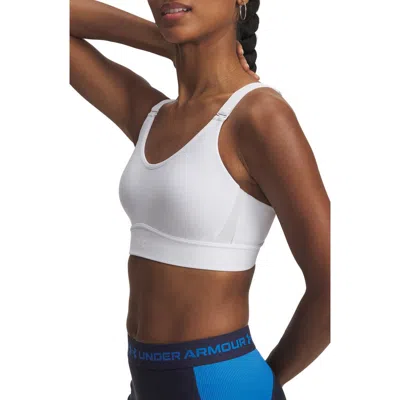 Under Armour Infinity Mid 2.0 Sports Bra In White