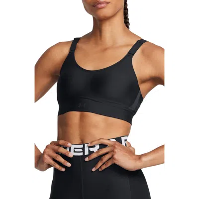 Under Armour Infinity Mid 2.0 Sports Bra In Black