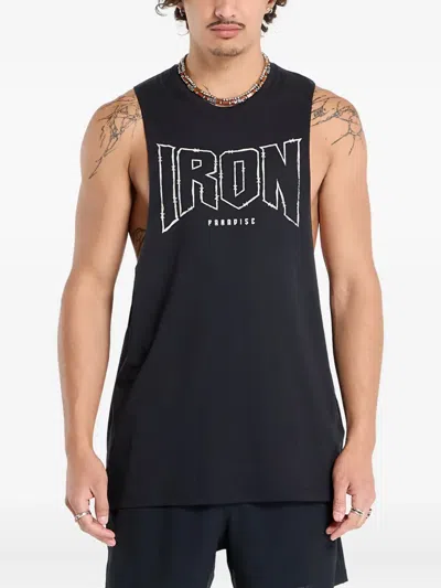 Under Armour Iron Paradise Muscle Tank In Black