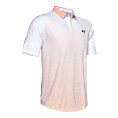 Under Armour Iso-chill Gradient Polo Shirt Asia Sizing 'white' In Pink