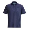 Under Armour Iso-chill Heather Polo Shirt 'navy' In Blue
