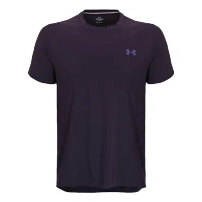 Under Armour Iso-chill Laser T-shirt 'purple' In Black