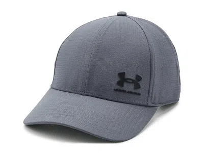 Under Armour Iso-chill Armourvent Adjustable Hat Traditional Hats Castlerock/black 1: One Size In Gray