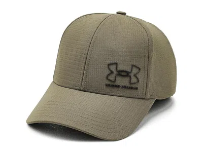 Under Armour Iso-chill Armourvent Stretch Fit Hat Caps Marine Od Green/black 1: Xl-2xl