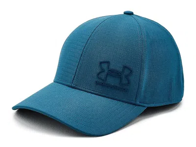 Under Armour Iso-chill Armourvent Stretch Fit Hat Caps Wham Blue/wham Blue: Sm-md
