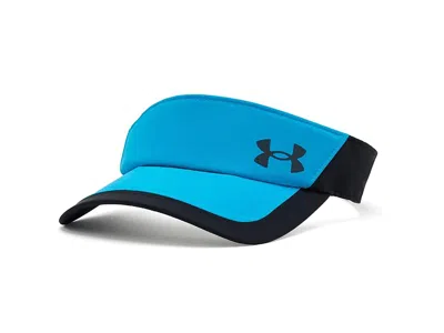 Under Armour Iso-chill Launch Visor Caps Capri/black/reflective: One Size In Blue