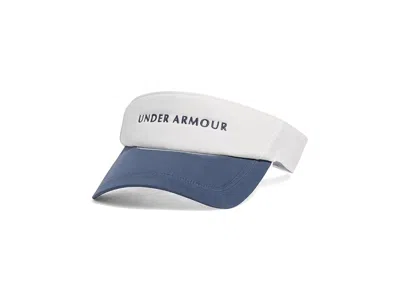 Under Armour Iso-chill Launch Visor Caps White Quartz/downpour Gray/downpour Gray: One Size