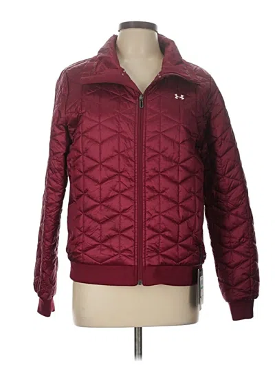 Pre-owned Under Armour Jacket In Burgundy