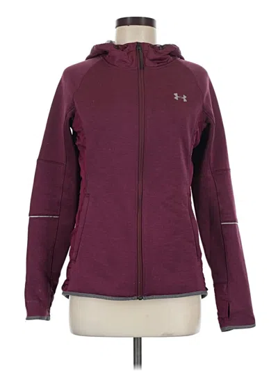 Pre-owned Under Armour Jacket In Burgundy