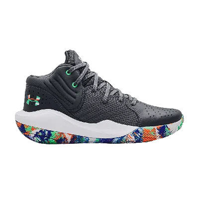 Pre-owned Under Armour Jet '21 Gs 'pitch Grey Antifreeze'