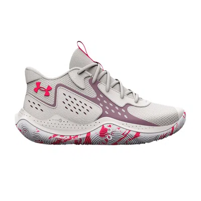 Pre-owned Under Armour Jet '23 Gs 'white Clay Misty Purple' | Cream | Kid's Size 7